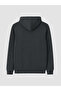 Petrol Hooded Men's Zippered Sweatshirt - 7