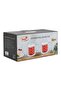 2-Piece Double Wall Glass Cups 300 Milliliter Clear - 3