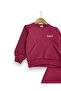 Girl's Seasonal Kangaroo Pocket 2-Strap Top and Bottom Tracksuit Set for Ages 2-3-4-5-6 - 4