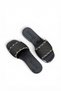 Women's Flat Slippers Black Daily Knitted New Season M500 - 6