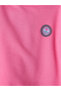 Pink Crew Neck Embroidered Girls' Sweatshirt - 3