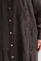 Embroidery Detailed Dress Brown - 5