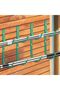 4 Storage Hooks Universal Pool Rod Rack Multifunctional Poolside Storage Rack Pool Tool Rack Geschikt voor Scraper Rake Wall Railing Telescopic Rod - 3