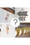 Black Mug Hooks - 12 Plastic Coated Screw Hooks for Ceilings and Walls - 3