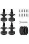 Heavy-duty furniture leveling feet, 4-pack, 3/8-16 thread, adjustable furniture legs, adjustable table legs, suitable for...