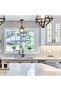 Black kitchen faucet with pull-down sprayer, stainless steel single-handle pull-out spring sink faucet, 1-hole or 3-hole dual-function. - 4