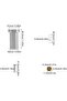 Coat hooks - 8-Pack of silver wall hooks - SS - For homes - bathrooms - bedrooms - kitchens - etc - & also as towel hooks - 2