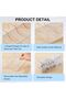 2-Piece Cable Organizer Box Plastic Ties 20 Ties Lid Electronic Storage Box Home Office Desk Organization Accessories Transparent - 3