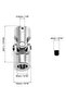 2-pack 8mm to 8mm couplings, universal joints, metal shaft couplings - 5