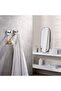 Self-adhesive towel hooks - 2 towel hooks - Screw mounting - Stainless steel 5*5*4.5cm - 6