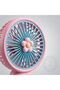 Handheld fan, flower - shaped handheld desktop fan, rechargeable mini portable fan, USB rechargeable handheld fan, a must - have for home, office,... - 4