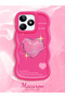 Realme C51/C53 Compatible Silicone Phone Case with Sweet Pink Heart Motifs, Available in Three Colors