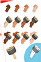 Cabasa + Wooden Claves Combo Pack | Professional Rhythm Percussion Instrument Set - 2