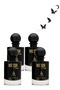 4 قطع من عطر فيكتور ديزاير الأسود 100 مل