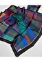 Sura Silk Scarf Black, Blue, Green, Burgundy - 2