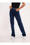 Oris Women's Navy Blue Casual Super High Waist Lycra Jeans Trousers - 3