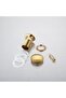 Universal push-button overflow plug, made of brass - 3