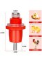 50-pack - Poultry Waterers - Chicken Waterers - Automatic Waterers - Suitable for Chickens, Ducks and Other Poultry - Red - 2.9 x 1.5 cm - 2