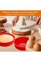 Silicone Cake Pan 20 cm 2-Piece - Round Baking Pan for Layered Cakes - Reusable and Non-Stick - Cheesecakes and Rainbow Cakes - 5