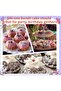 3-Piece Mini Ring Cake Mold Set, 6-inch Capacity Small Ring Cake Mold, Silicone Ring Cake Mold, Brownies (Light Purple), Baking Mold, Muffins - 5