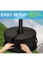 Heavy Duty Sandbag Parasol Base Weight Bag (Up to 40kg) - Cantilever Cross Stand Weight for Banana Overhanging Umbrella - 3