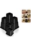 8-Piece Set Rectangular Metal Furniture Legs, Table & Sofa Cabinet Replacement Feet Hardware