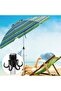 Beach umbrella hooks, terrace umbrella hooks, beach umbrella hooks with 6 detachable hooks, for hanging towels, hats, clothes and cameras. - 5