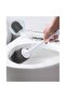 Bathroom silicone toilet brush with antibacterial bristles and quick-drying brush holder - 3