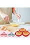 3-Piece Air Fryer Silicone Mini Cake & Round Muffin Mold Set - 10cm Non-Stick Breakfast Sandwich Maker - 7
