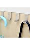 Suitable for Seger Stainless Steel Door Hook Set Cabinet Hanging Coat Rack Hanger 6 Pieces 5KG - 5