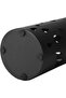 Metal parasol stand - round parasol stand with hooks - removable - black - 49 x Ø 195 cm - 5