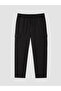Black Regular Fit Men's Cargo Pants - 5
