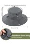 Unisex sun hat, jungle sun hat, wide-brimmed sun hat, UV protection, fishing hat, foldable, suitable for hunting, hiking and tropical climates. - 6