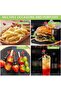 100 Pcs Watermelon Bamboo Skewers - Handmade Cocktail Picks & Fruit Toothpicks for Party Snacks, Sandwiches & Drinks - 2
