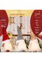 (ec100 Pink)1pc Light Up Christmas Gnomes, Silver, Pink & Red Christmas Gnomes - Plush Lighted Tomte Ornaments Figurines Dolls, Christmas Decorations - Swedish, Scandinavian Nordic Christmas Decor - 5