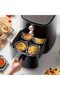 Grey 6-Piece Silicone Muffin Egg Baking Mold Set 7x9x5.5 cm - 6
