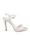 Women's Heeled Sandals Single Strap Satin Thin High Heels Wedding Dress and Evening Shoes L067.508 - 2