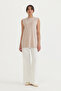 Sleeveless Combed Cotton Undergarment - Stone
