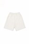 Women's Combed Cotton Relaxed Fit Jorts Bermuda Ecru Shorts - C915 - 6