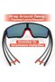 Unisex sports sunglasses, polarized sunglasses, cycling glasses, running glasses, for mountain biking, road cycling, skiing and running - 4