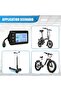 Electric Bicycle Display Controller 5-Pin LCD Color Screen Smart Control Panel for 24V 36V 48V Speedometer G51 - 5