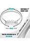 4-Pack Silver Leaf Pattern Curtain Bow Tieback Clips, Decorative Holders for Home & Office Window Drapes - 4