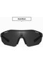 Polarized sports sunglasses, cycling glasses, UV400, mountain bike goggles, baseball running, fishing, golf outdoor (black) - 2