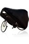 2-pack outdoor bicycle storage covers, waterproof 210D nylon all-weather protective covers (black, 79x30x43 inches). - 2