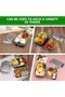 2000ml 3-Compartment Leak-Proof Stainless Steel Lunch Box / Bento Box (22x15.5x9cm) - 4