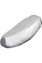 Universal Motorcycle Seat Cover Waterproof Anti-slip Sun Protection 210D Oxford Cloth Dustproof Elastic Seat Protection Silver L