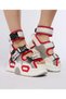 Wang Mulberry Red Platform Sandals