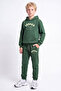 Boy's 3-Piece Printed Kangaroo Pocket Hooded Tracksuit Set - 2