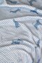Single Rex Blue Blanket Set 3 Pieces 160 X 220 cm - 2