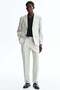 Regular Fit Linen-blend suit trousers